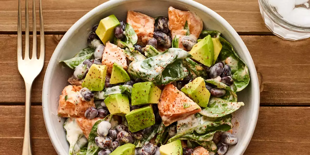 Sweet Potato Salad With Black Beans and Avocado