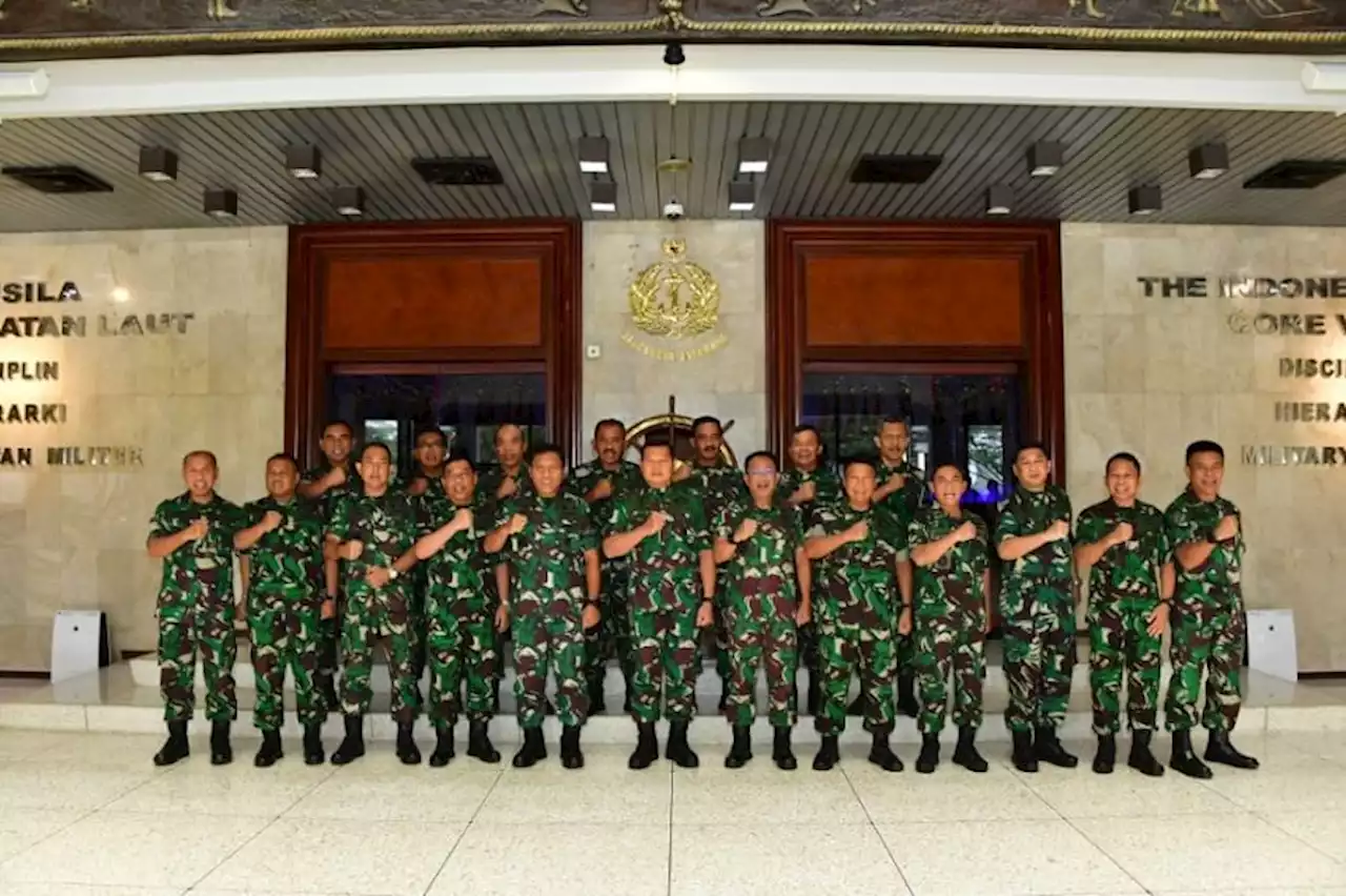 Pamit ke KSAL Laksamana TNI Yudo Margono, 15 Pati Tinggalkan TNI AL