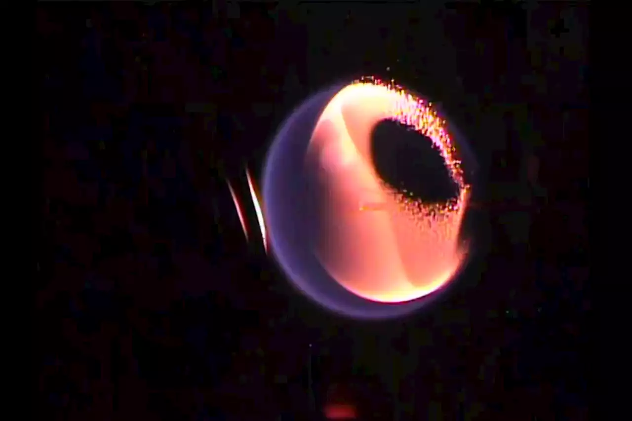 Fire on the space station! Astronauts preparing ongoing combustion research.