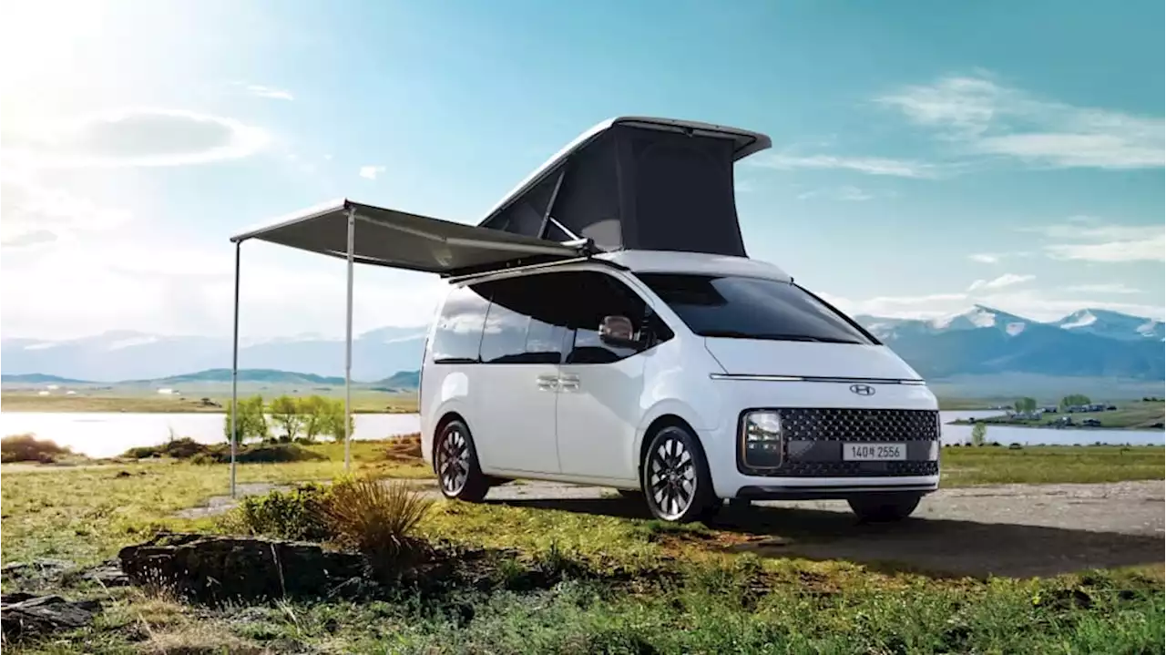 Hyundai Staria starship-inspired van becomes a camper, limo | Autoblog