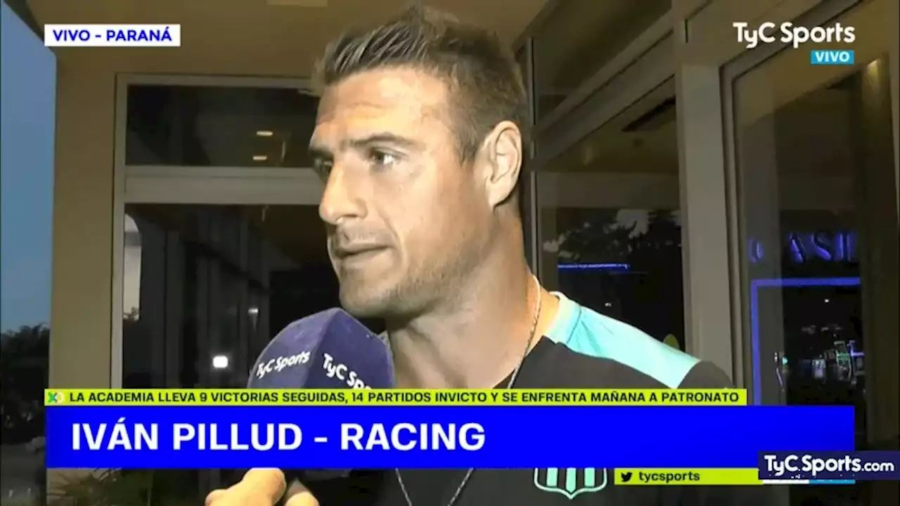 La alegría de Pillud por la racha de Racing - TyC Sports