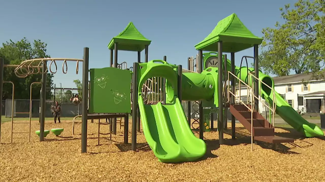 New playground at Kinney Park is officially open