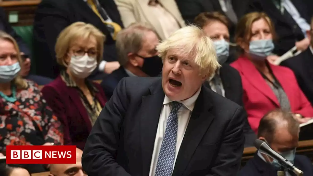 What did Boris Johnson tell Parliament about parties?