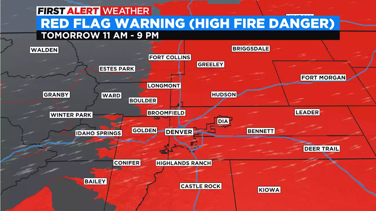 Denver Weather: Friday's High Fire Danger Is Being Called 'Extremely Dangerous'