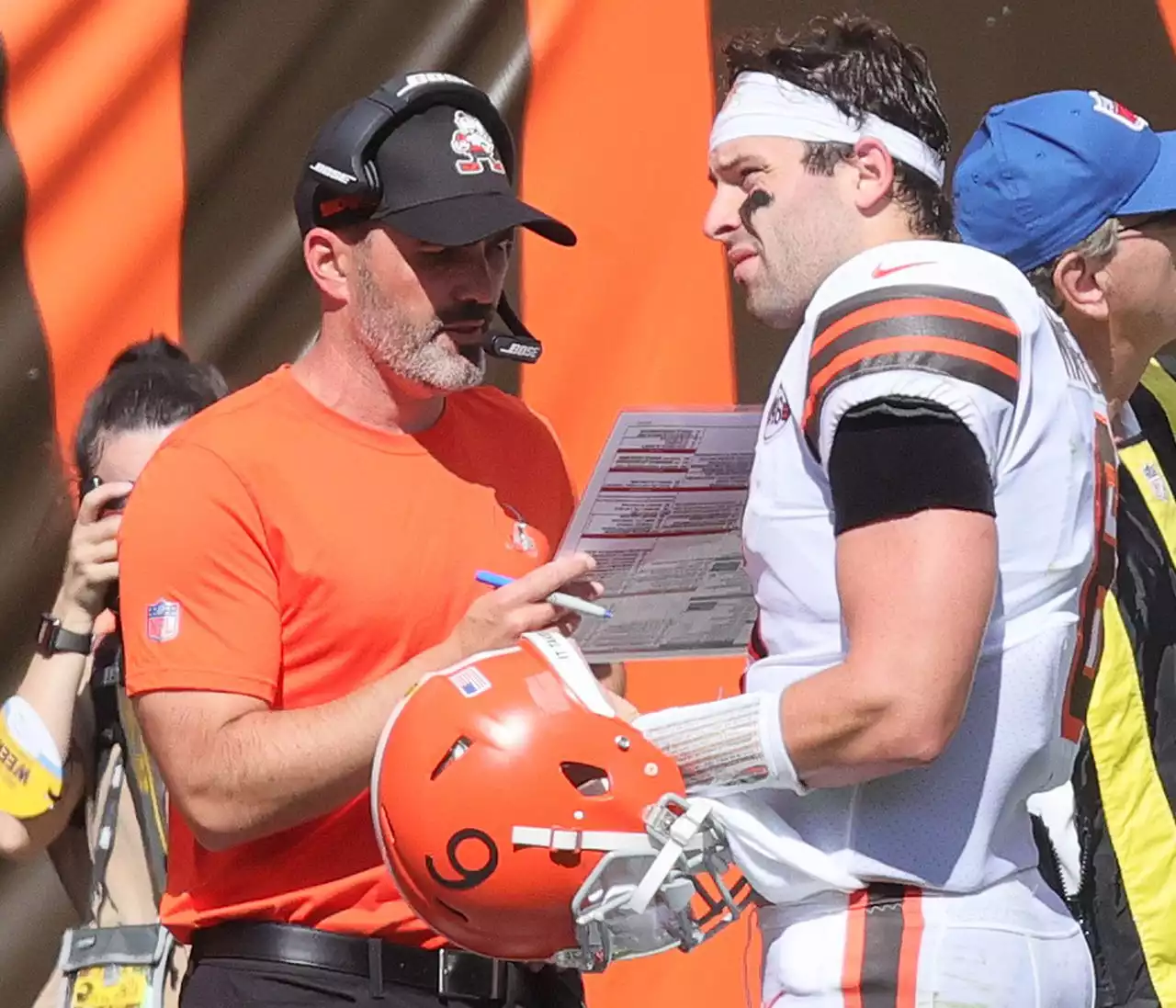 Browns have ‘no leverage’ in trading Baker Mayfield, ESPN analyst says