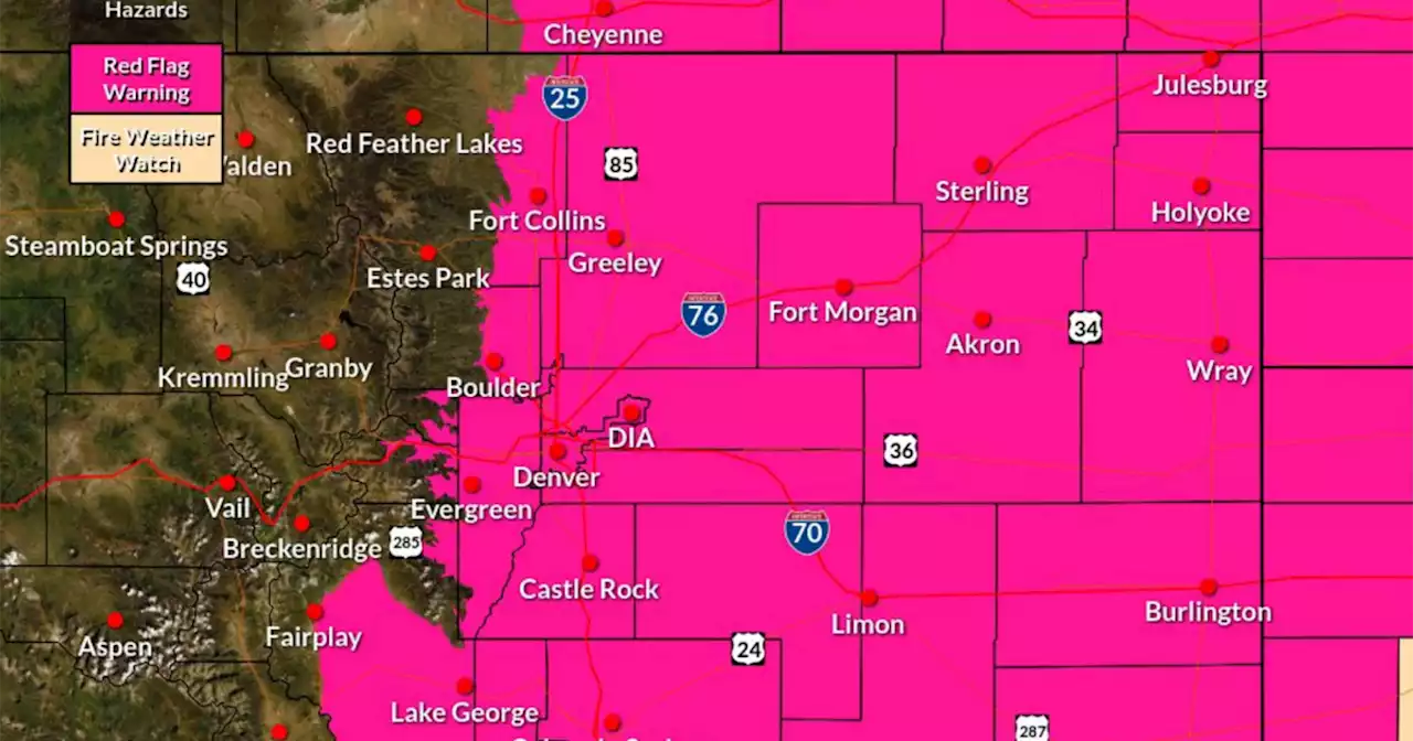 Extremely dangerous fire conditions expected across all of eastern Colorado Friday