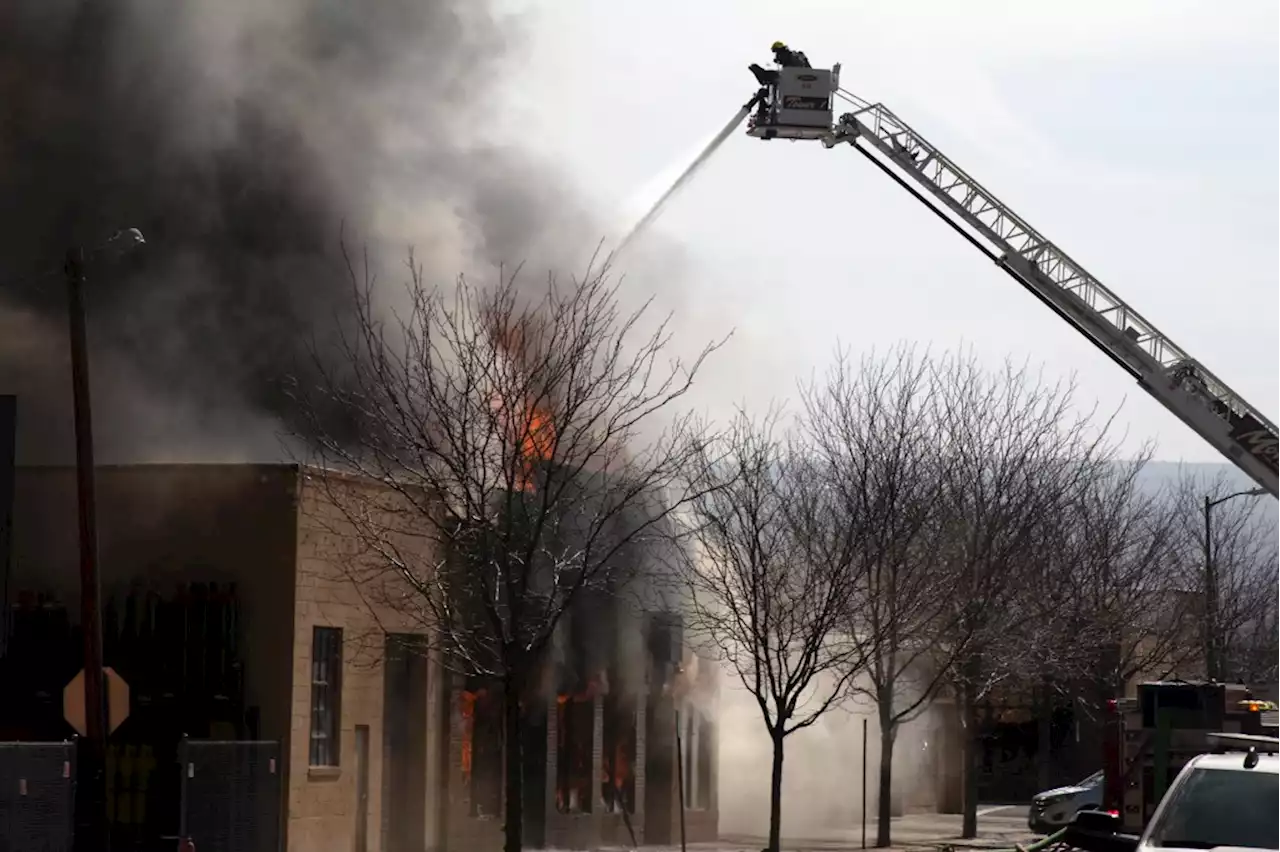 Explosion rocks Montrose, sending plume of smoke into air