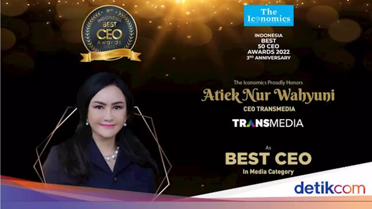 CEO Transmedia Raih Best CEO Awards 2022