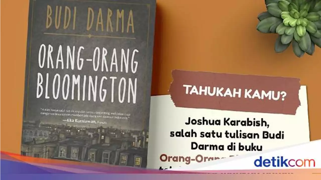 Orang-Orang Bloomington Karya Budi Darma Akhirnya Rilis dalam Bahasa Inggris