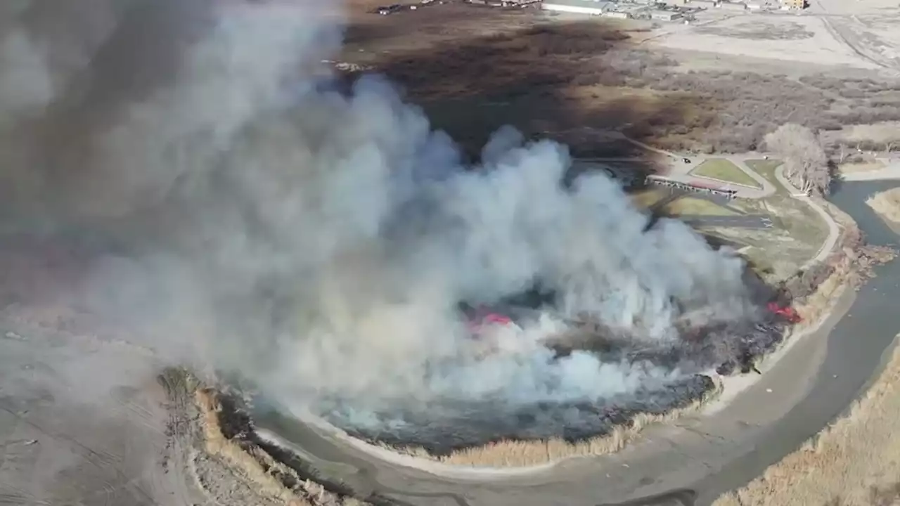 Saratoga Springs brush fire burns four acres of land