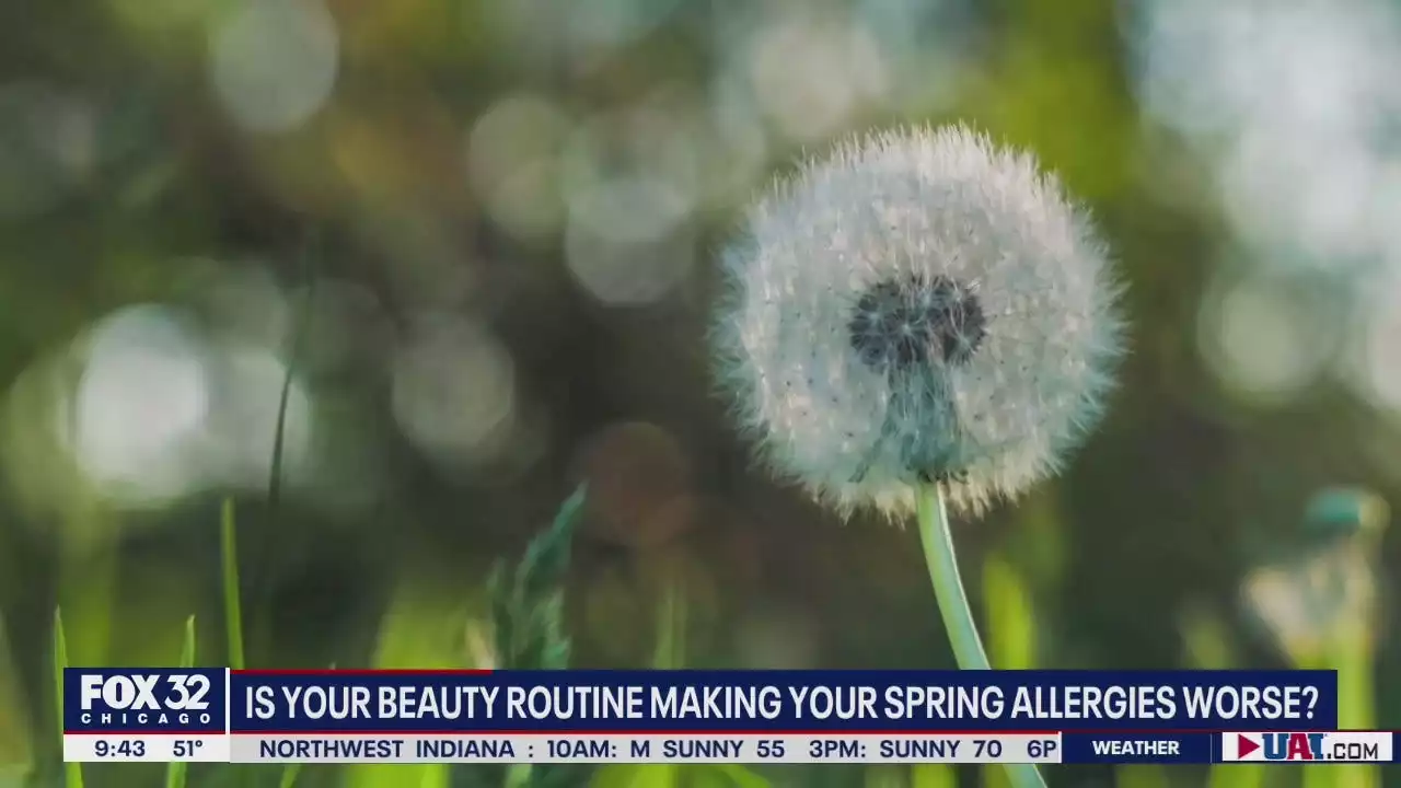 How your beauty routine could be worsening spring allergies