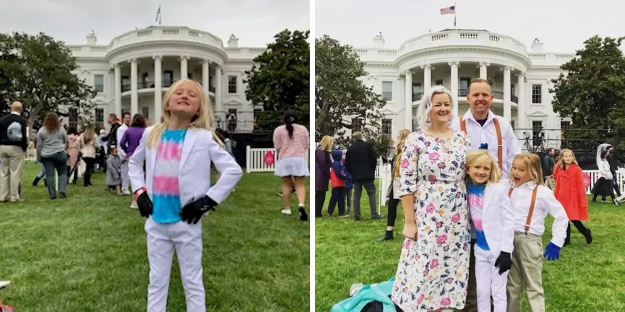 9-year old trans kids advocate reps Houston at Biden's White House Easter Egg Roll