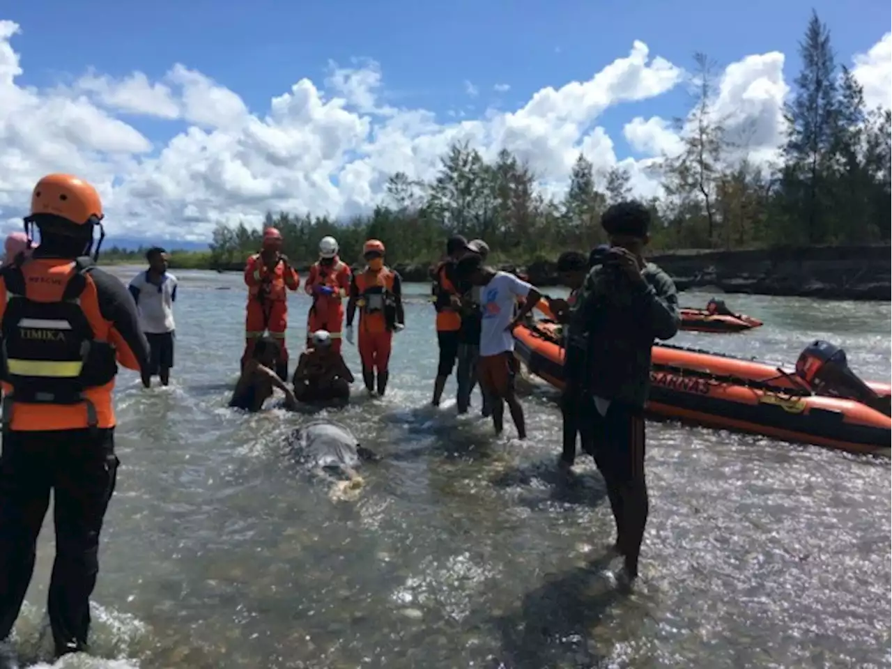 Satu Lagi Korban Terserat Arus Sungai Mile 28 Ditemukan