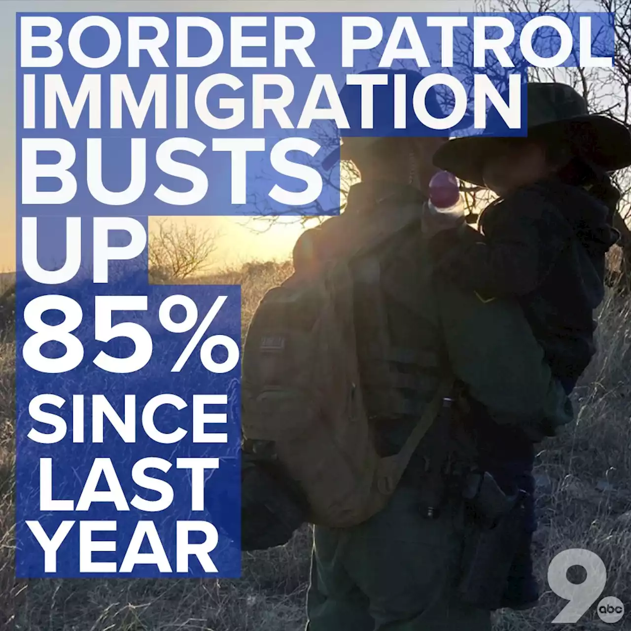 Border Patrol immigration busts up 85% compared to last year