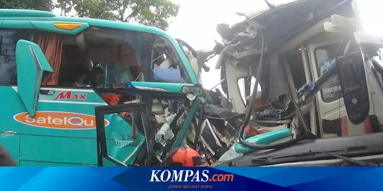 Bus Murni Jaya Tabrakan dengan Bus Efisiensi di Purworejo, Sopir Murni Jaya Tewas di Tempat