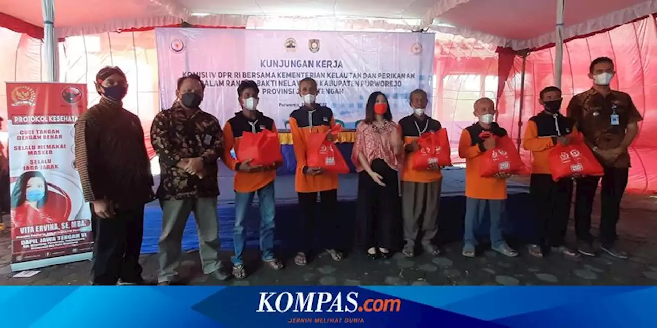 Di Hari Kartini, Ribuan Nelayan di Purworejo Dapat Bantuan dari Anggota DPR RI Perempuan