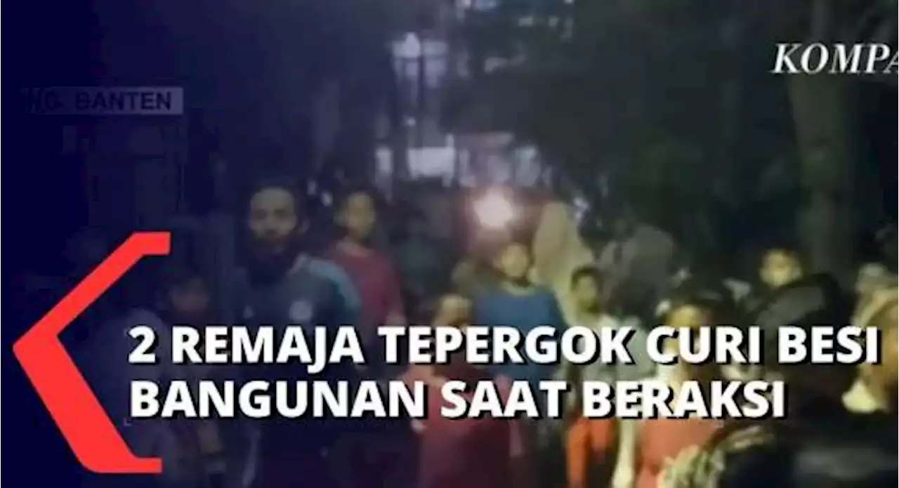 Warga Heboh Tangkap 2 Remaja di Bawah Umur Curi Besi Bangunan Rumah Warga