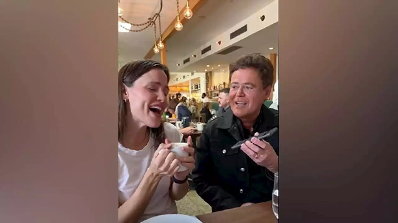 Have You Seen This? Donny Osmond serenades Jennifer Garner on her 50th birthday