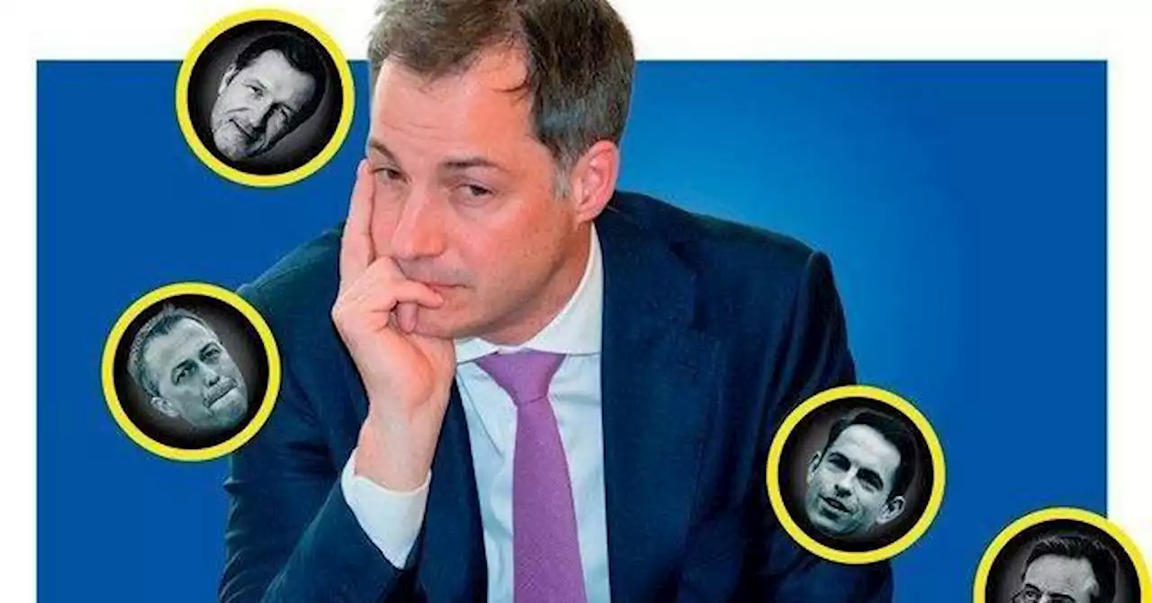 Magnette, Lachaert, Bouchez, Van Grieken, De Wever: les cinq boulets d'Alexander De Croo