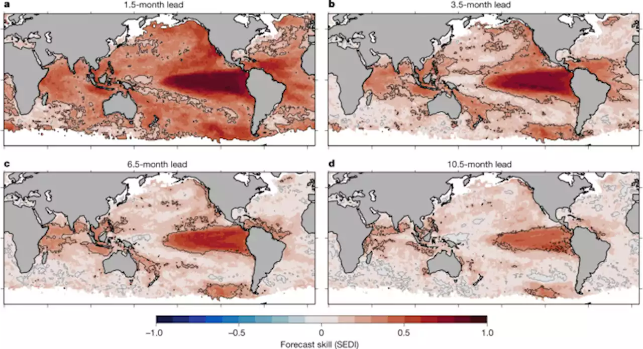 Global seasonal forecasts of marine heatwaves - Nature