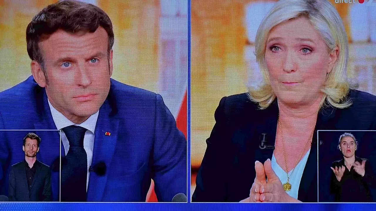 Macron und Le Pen gehen sich heftig an