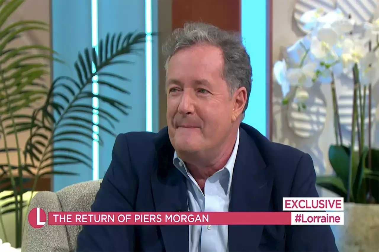 Piers Morgan slams Trump, jokingly ‘storms off’ in British TV return