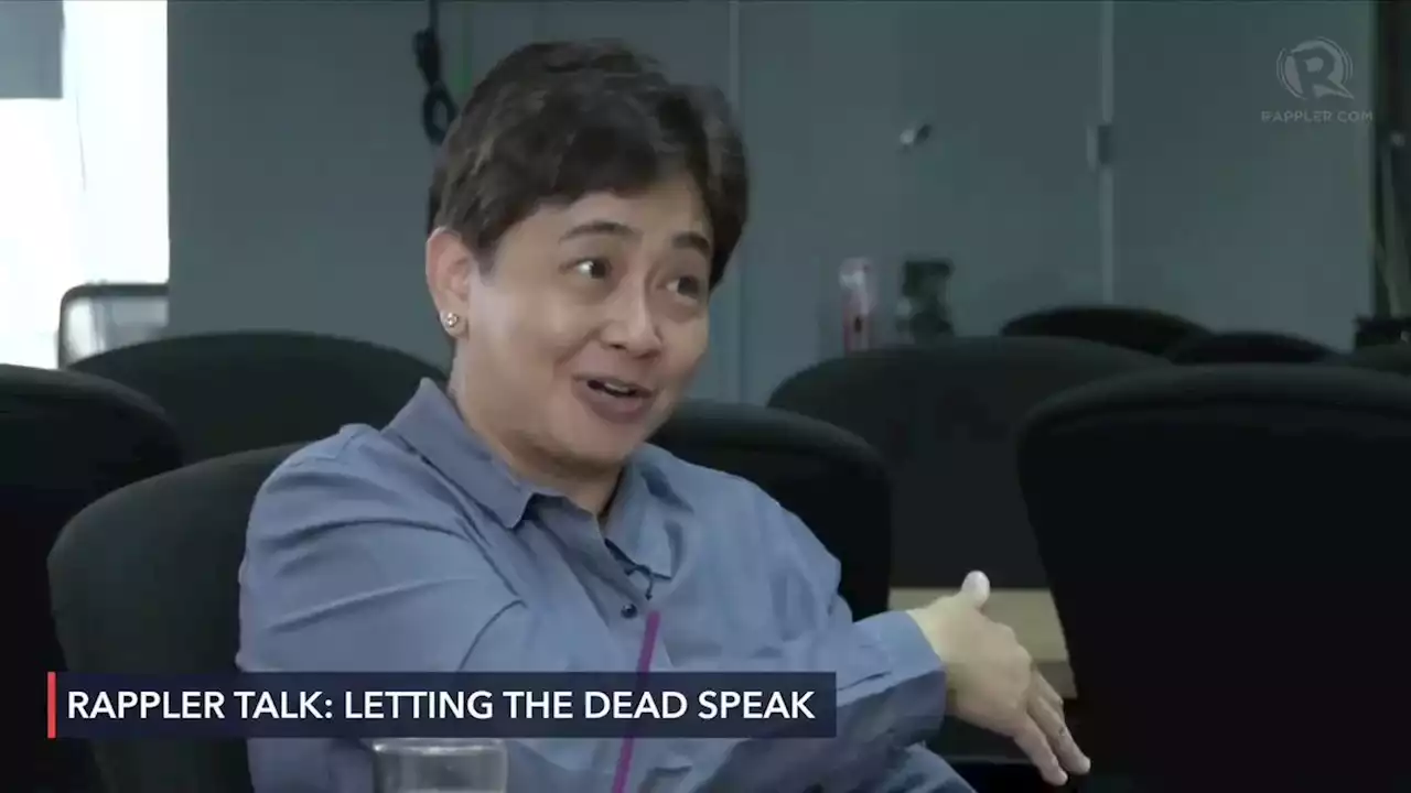 Rappler Talk: Letting the dead speak with Raquel Fortun and Flavie Villanueva