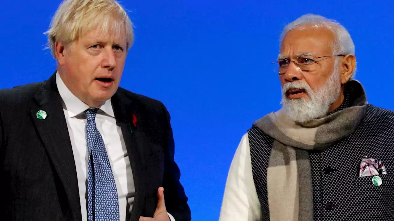 Boris Johnson cannot escape questions over partygate as he flies to India