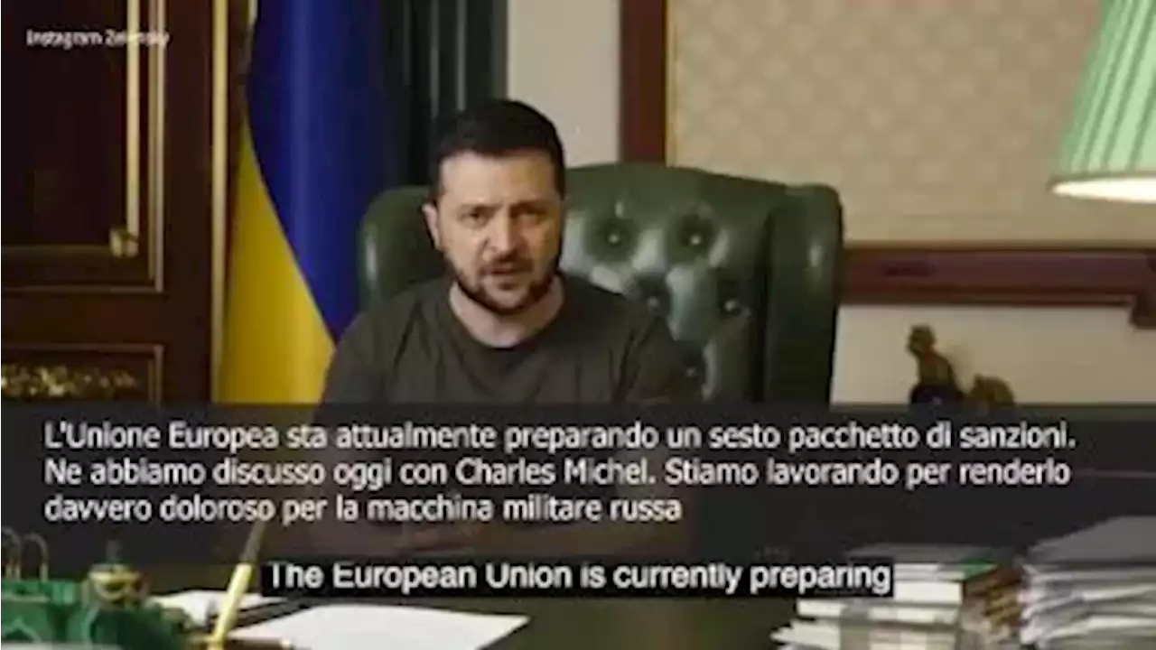 Zelensky: 'Sanzioni Russia siano strumento per motivare Mosca a cercare pace' - Il Sole 24 ORE