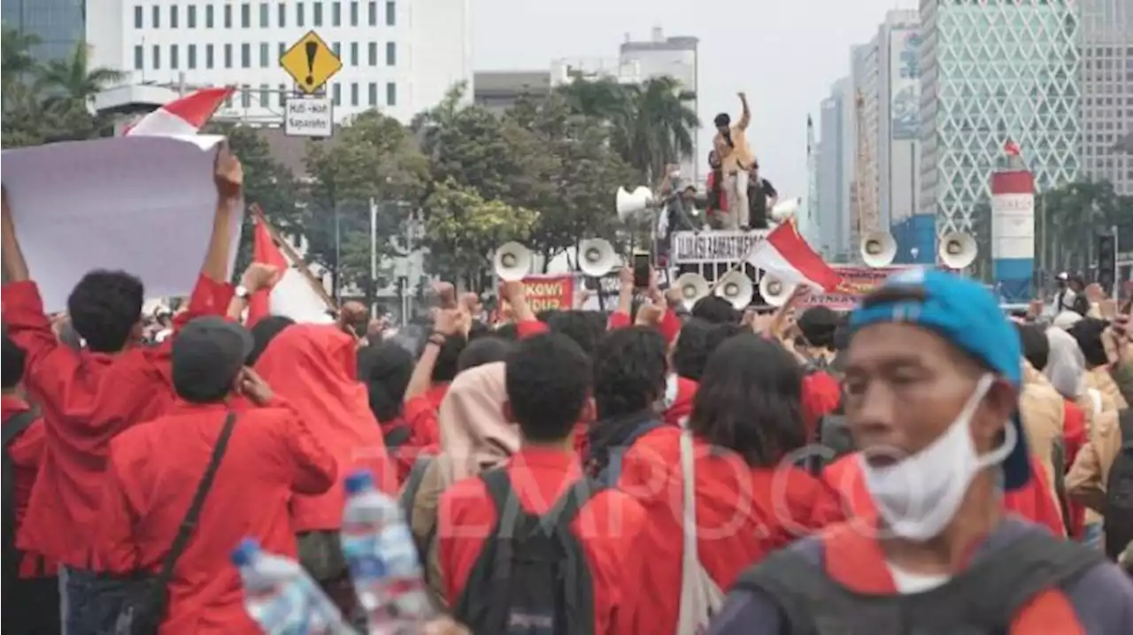 Demo Hari Ini: Aliansi Mahasiswa Indonesia di Patung Kuda Monas, Buruh di DPR