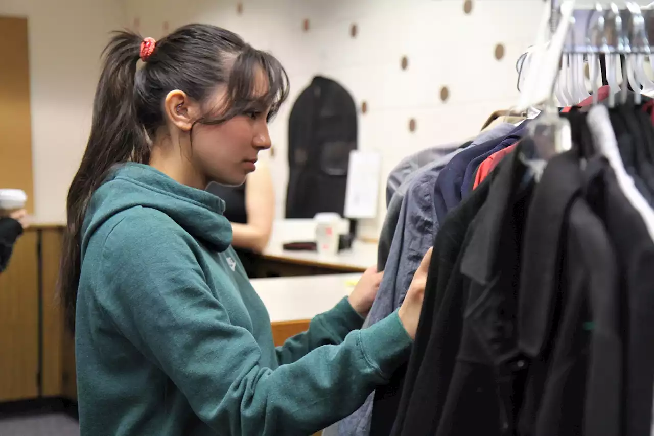 Anchorage high school opens professional clothing resale store for students - Alaska Public Media