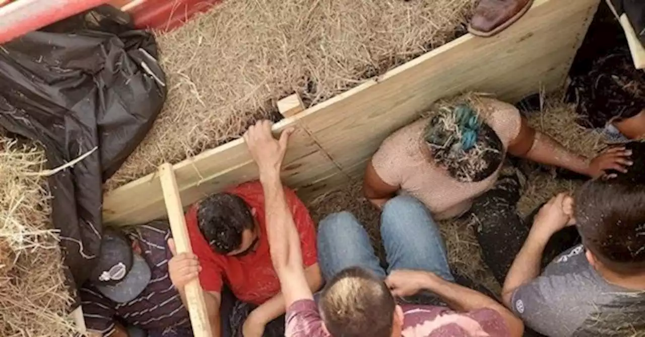 15 Migrants Found Under Hay Bales near Border in Texas