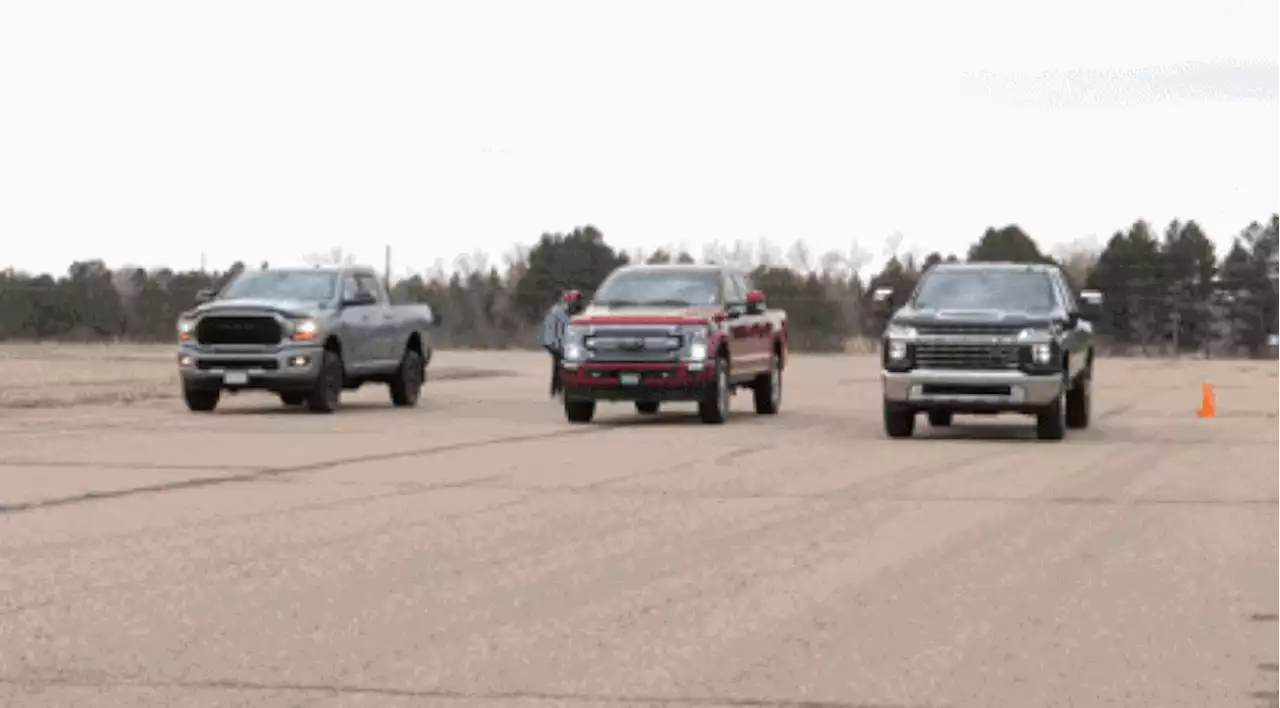 Ford F-250 Vs Chevy Silverado 2500 Vs Ram 2500: Who’s The Diesel-Drinkin’ Quarter Mile King? | Carscoops