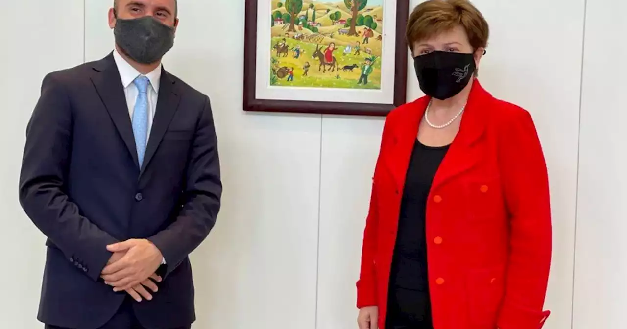 Martín Guzmán se reunió con Kristalina Georgieva en Washington para revisar el acuerdo con el Fondo Monetario Internacional