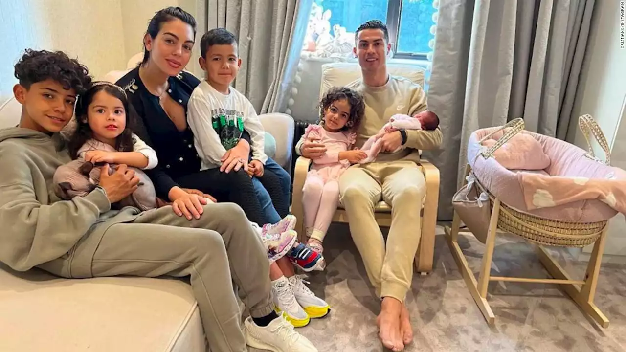 Cristiano Ronaldo returns home with his newborn daughter after the death of her twin brother