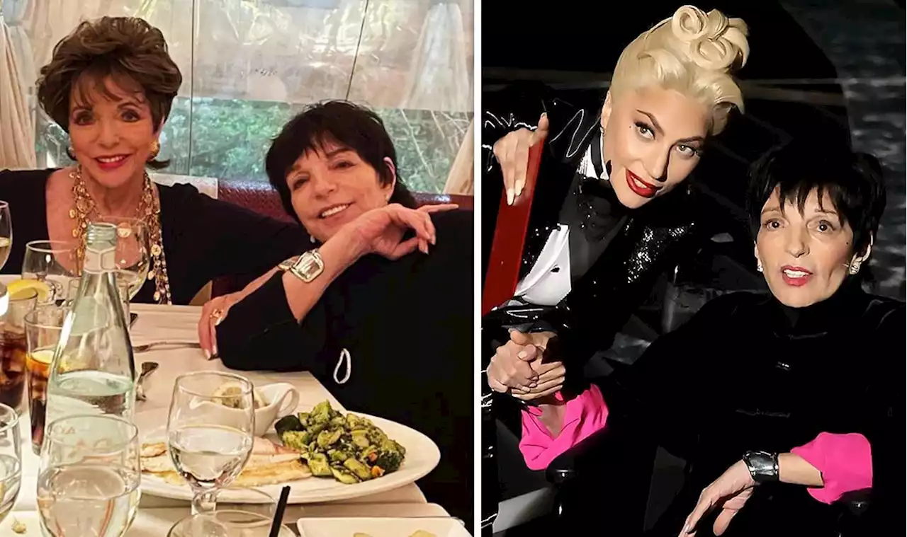 Liza Minnelli in rare outing with Joan Collins after concerns over ‘frail’ appearance