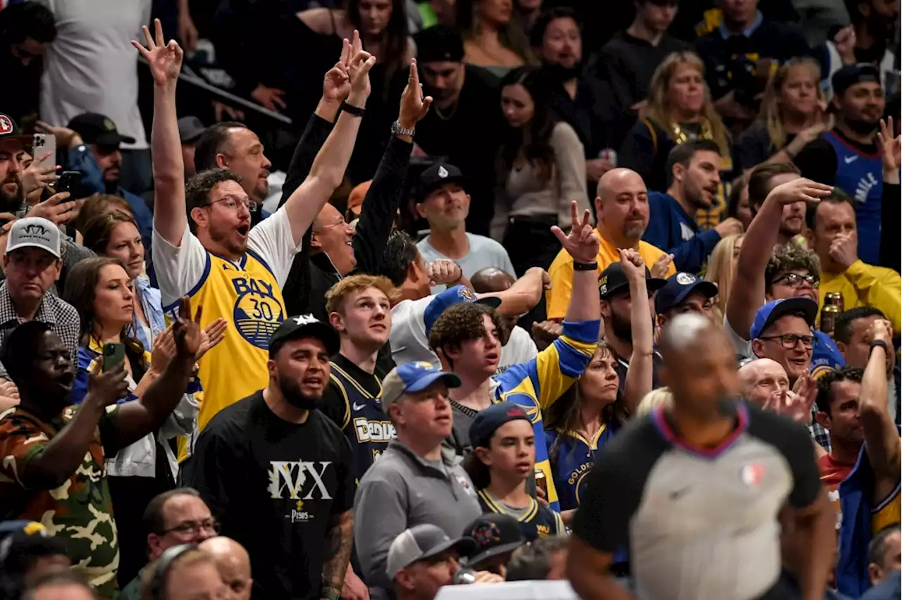 Keeler: What invasion? Warriors faithful didn’t turn Ball Arena into Chase Center East after all. Although they tried. “I’m a little embarrassed for Nuggets fans.”