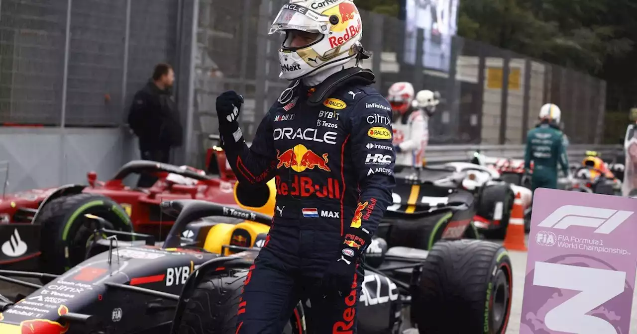 Verstappen se quedó con la pole