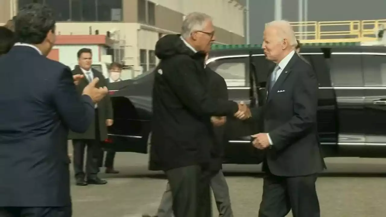 Biden visits Seattle for first time as president