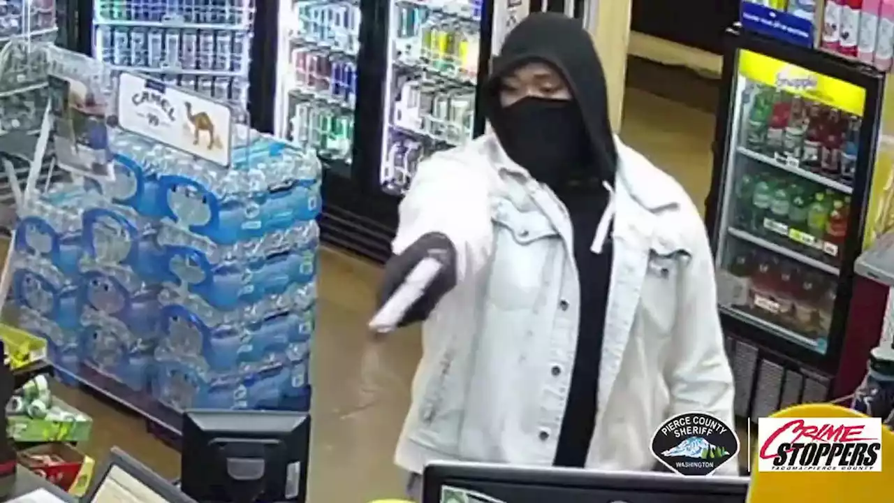 Pierce County seeks armed robbery suspect in Puyallup