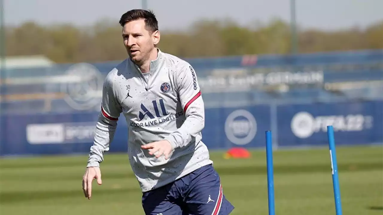 Messi se entrenó en el PSG: ¿juega mañana?