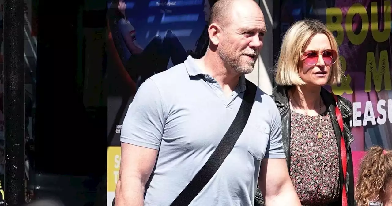 Mike Tindall enjoys day out in London with childhood pal actress Katherine Kelly