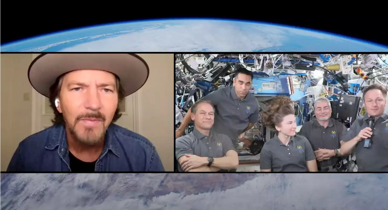 See Eddie Vedder Talk Climate Change With ISS Astronauts in Earth Day Video