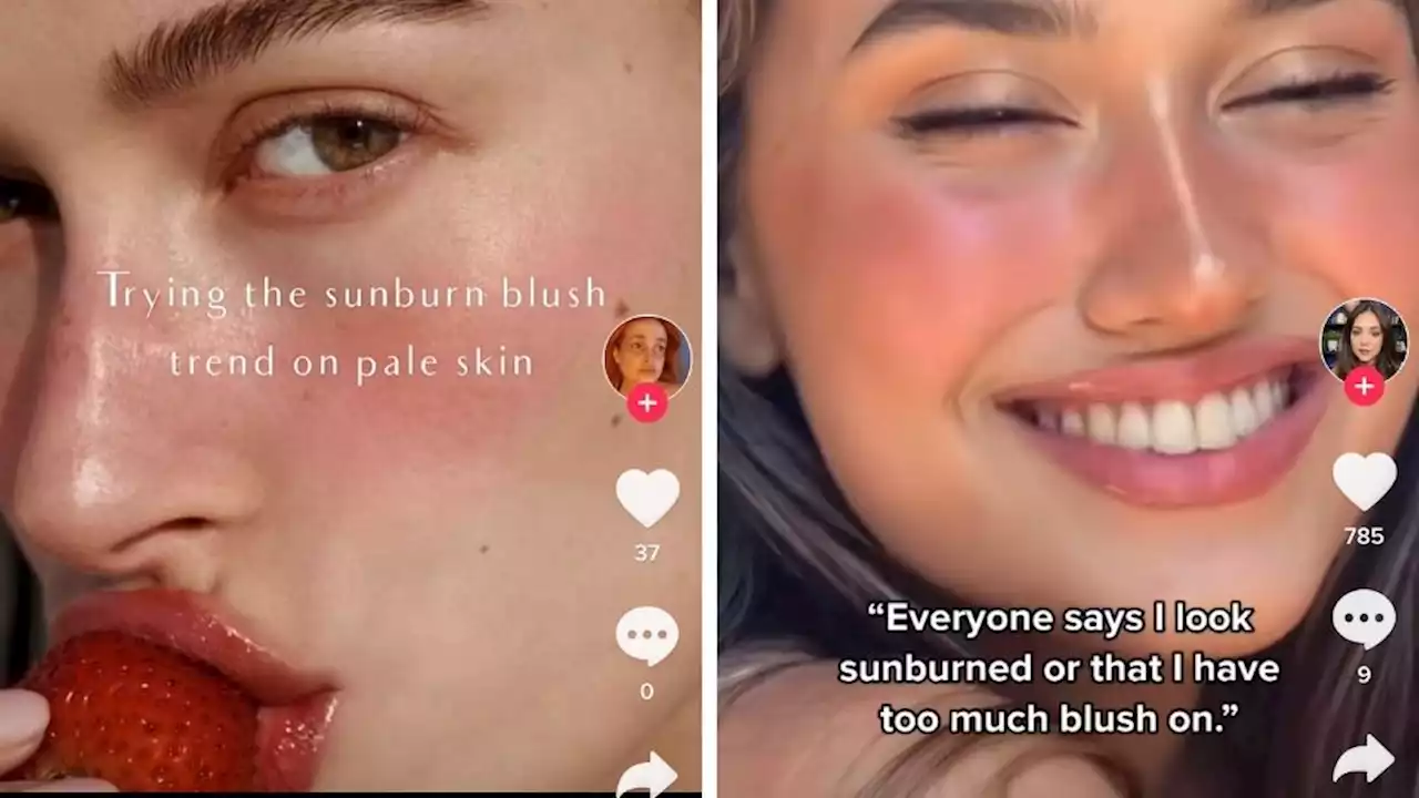 This New Blush Trend Looks Like You Have Sunburn in the Prettiest Way