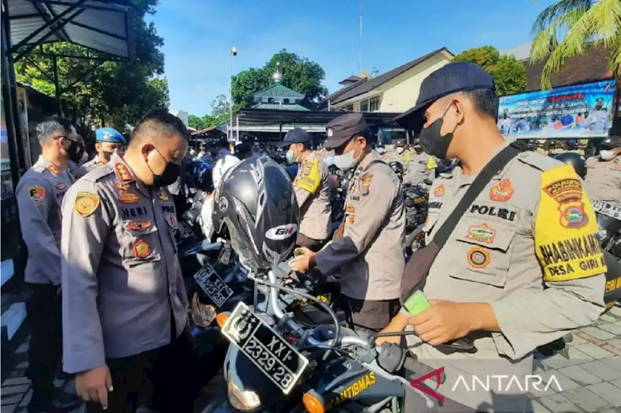 Kapolresta Mataram cek kelayakan kendaraan pengamanan mudik Lebaran