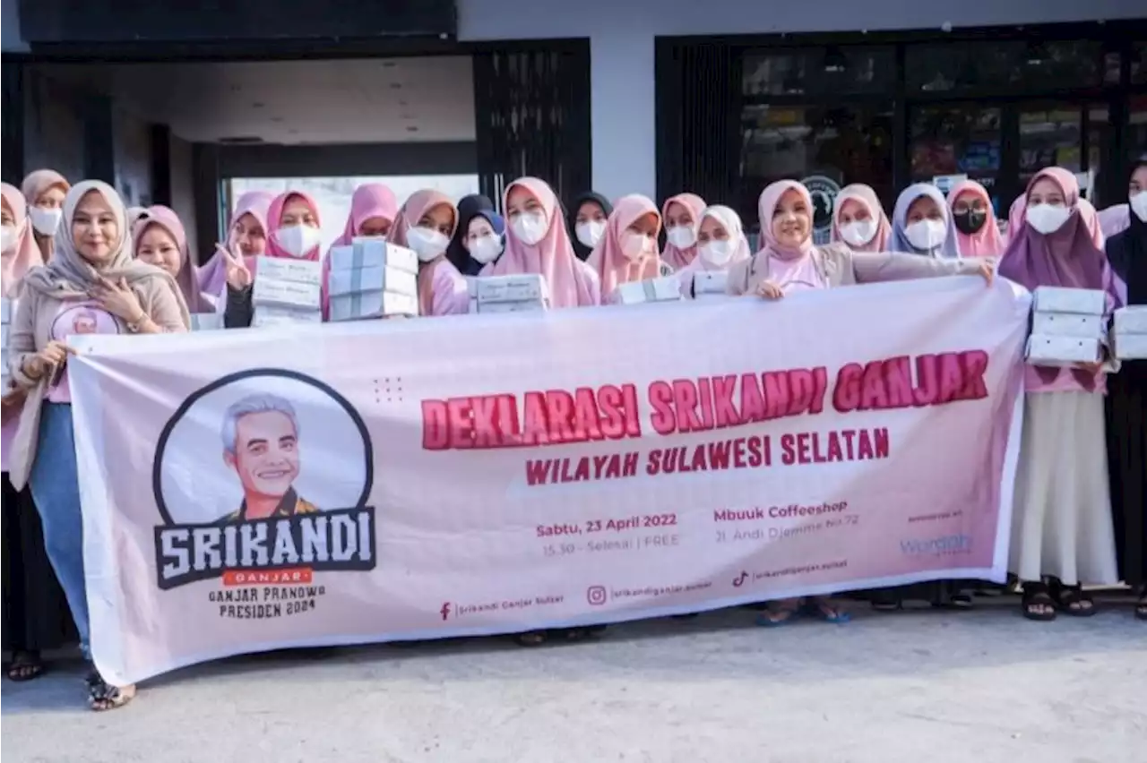 Srikandi di Sulsel mendukung Ganjar Pranowo maju Capres 2024