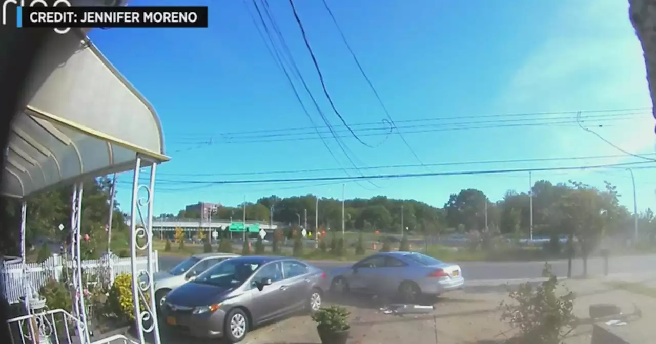 Wild Hit-And-Run Crash On Staten Island Caught On Camera