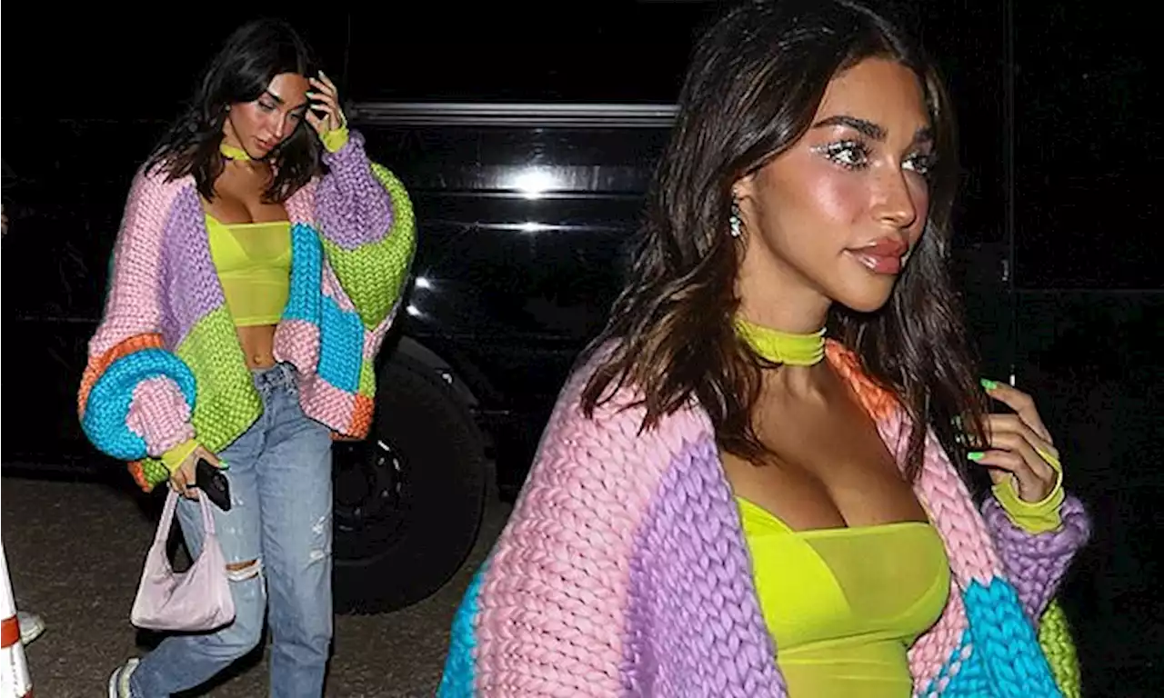 Chantel Jeffries dons sheer top as she leaves Coachella weekend two