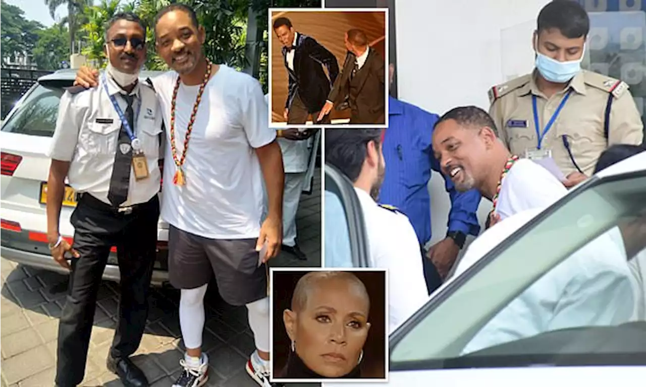 Smiling Will Smith is seen for the first time since the Oscar's slap