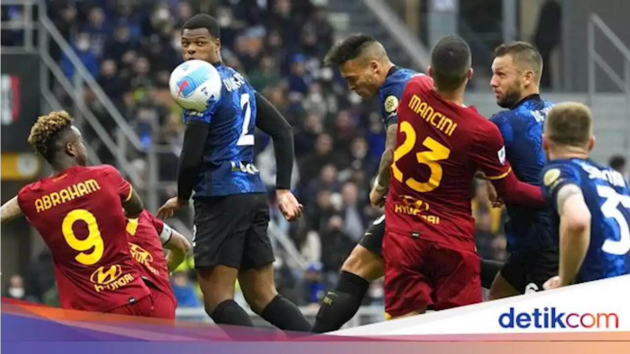 Inter Vs Roma: Nerazzurri Menang 3-1, Gusur Milan dari Puncak Klasemen